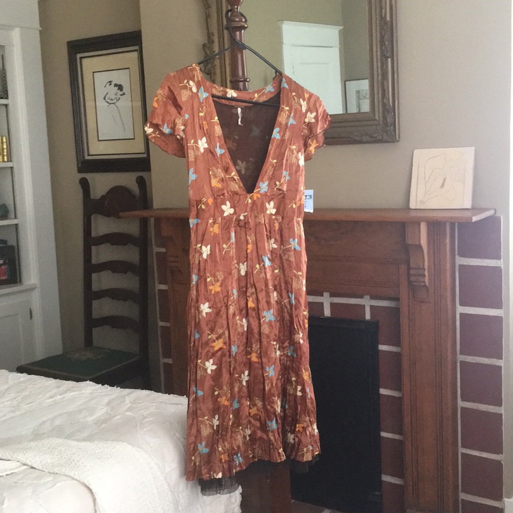 Free People‎ Silk Dress - Picture 2 of 4
